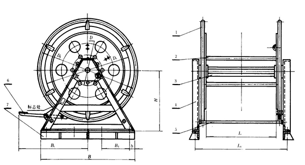 CB T498-95 Marine Mooring Fiber Rope Reel 3.jpg